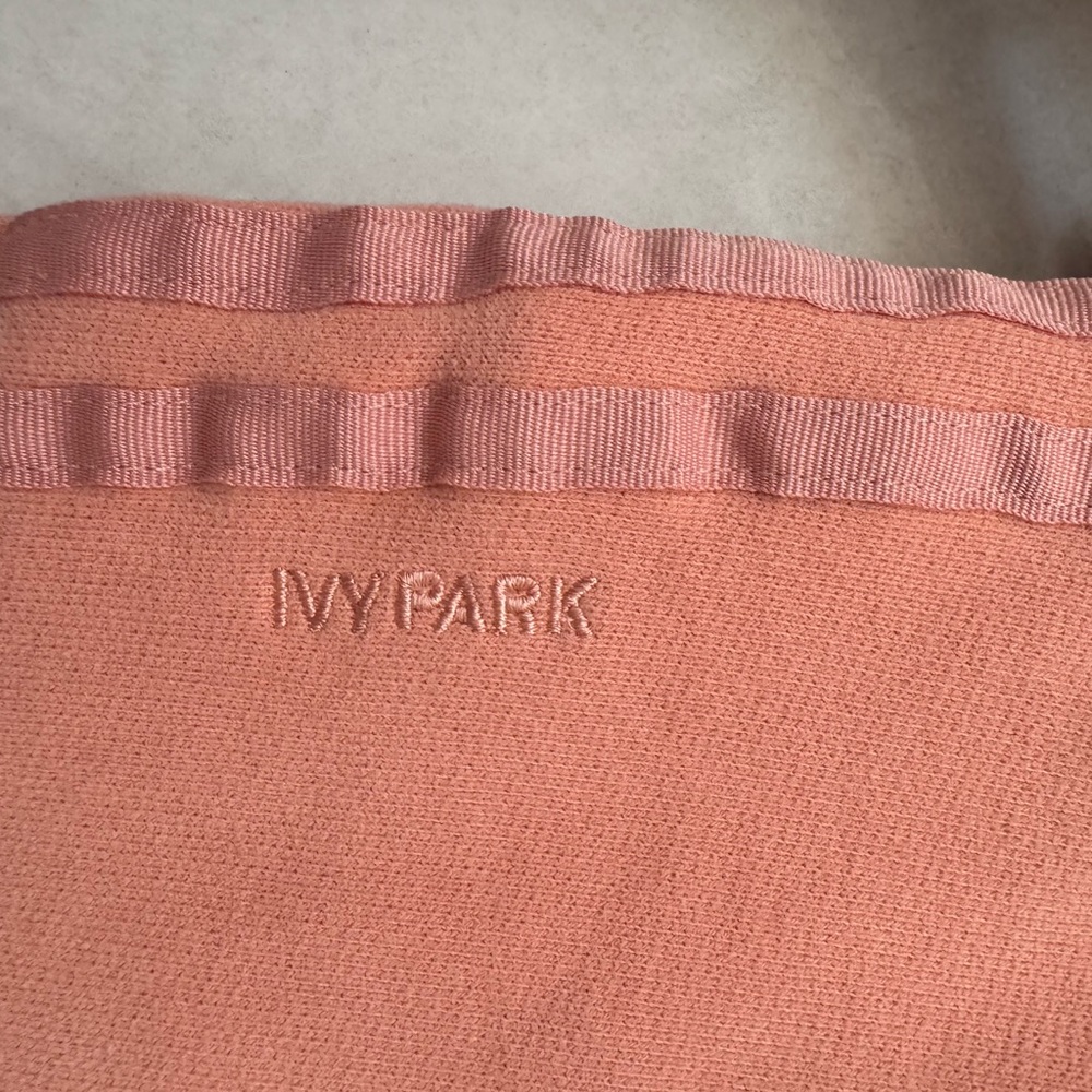 IVY PARK Dusty Rose Hooded Cropped Sweatshirt & Joggers - Picture 6 of 12